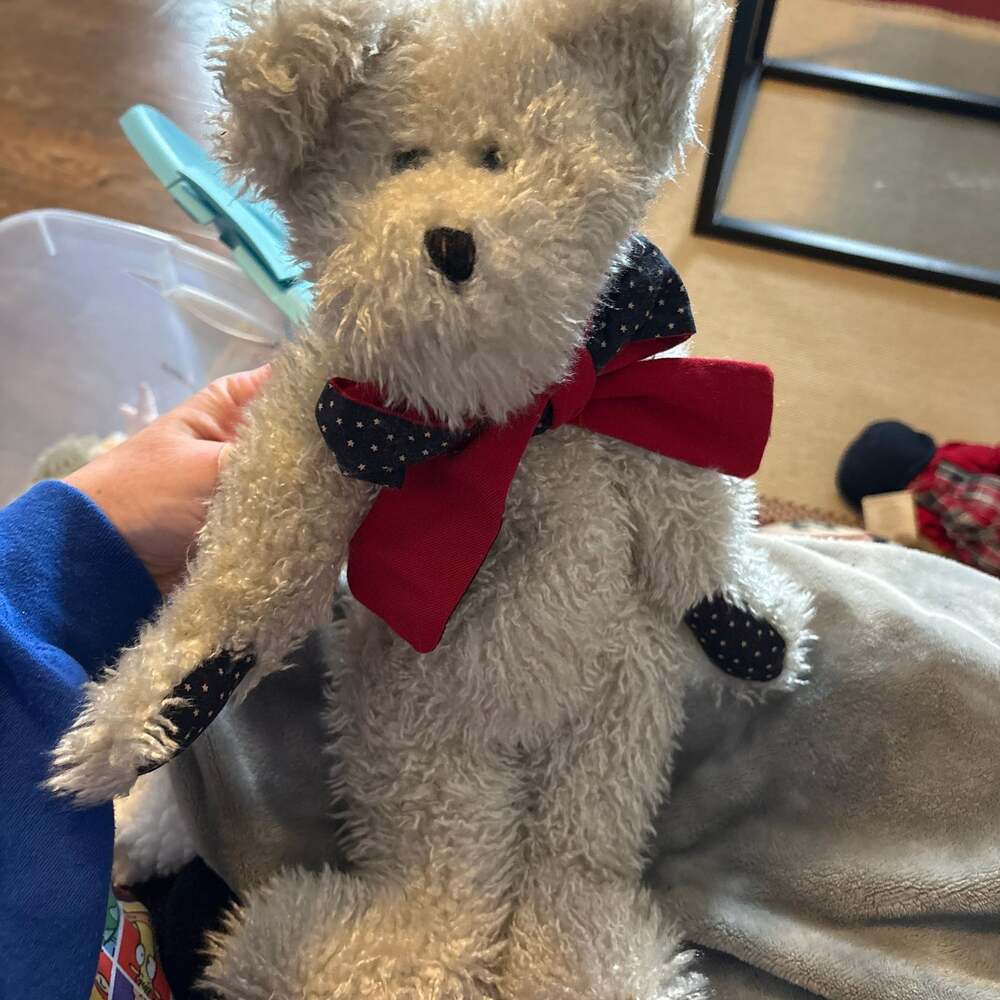 NEW W/TAG * LARGE *Boyds Bears Uncle Sam w/ STARS *RED,WHITE, BLUE, 14" Bear *